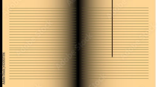 Daily planner. The background of the Notepad.  Advertising design decorative background