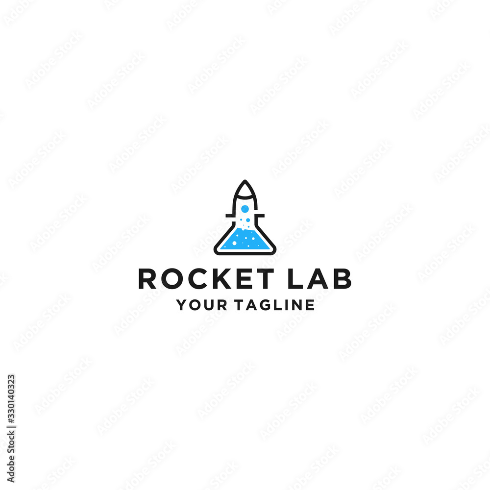Creative Rocket Lab logo design template Creative Rocket Lab logo design template
