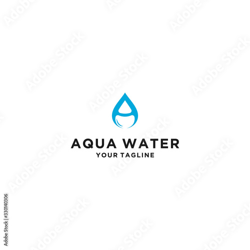 Creative Clean Water Drop Logo Vector Based Letter a