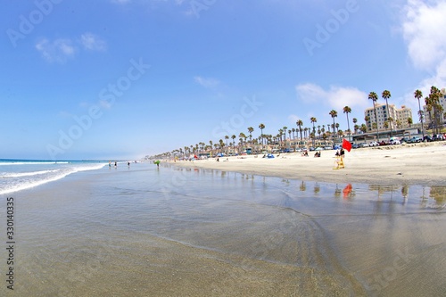 Strand von Oceanside in Kalifornien