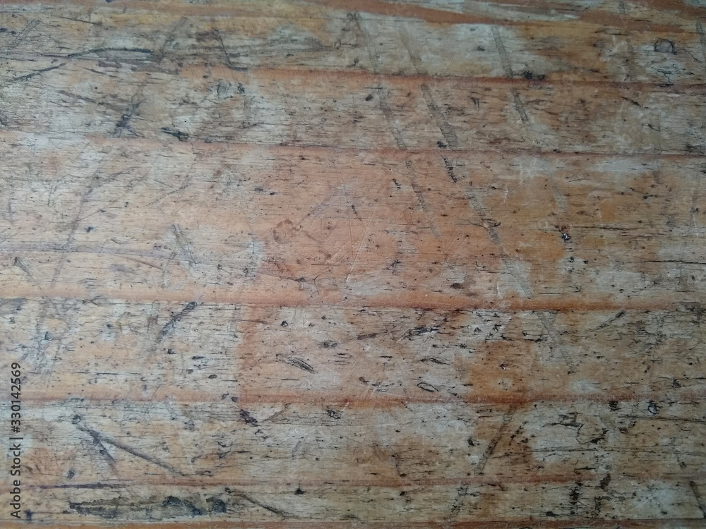 Texture of worn pine wood bench Texture of worn pine wood bench