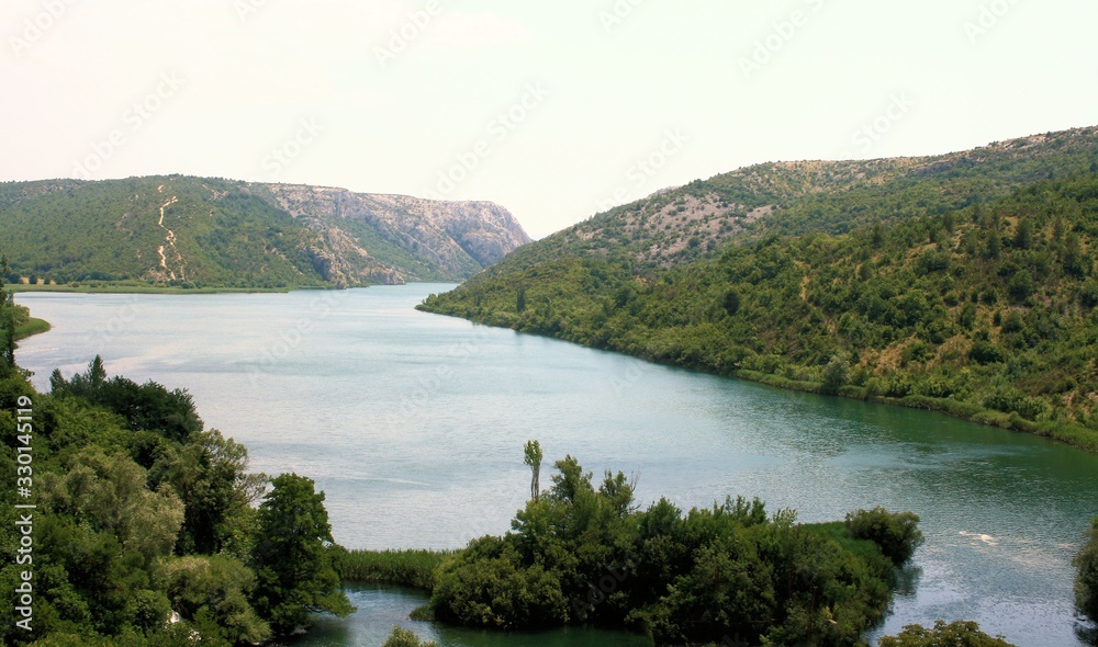 lake in  N.P. Krka, Croatia