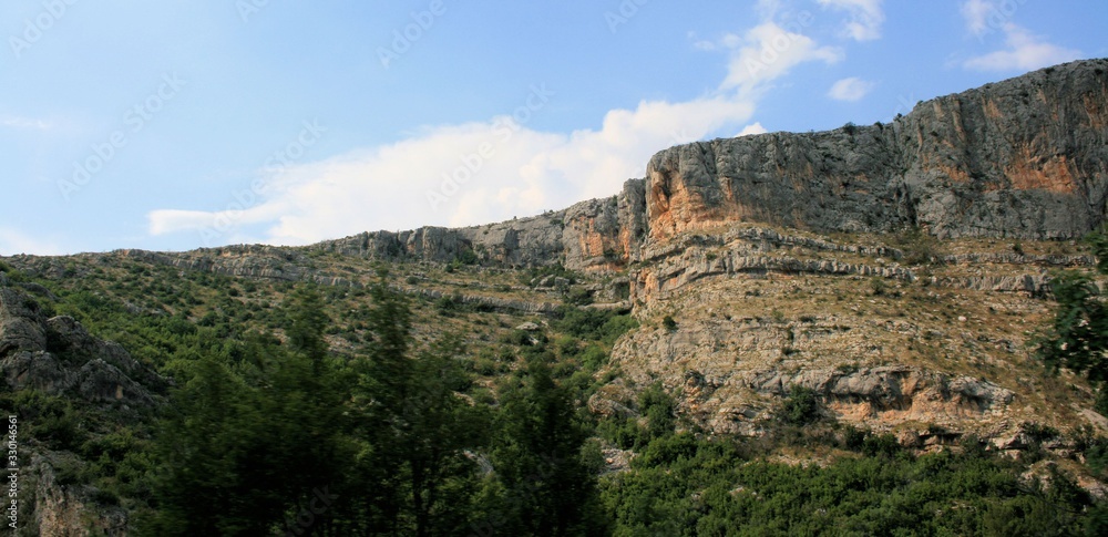 Roski slab mountains , N.P. Krka, Croatia