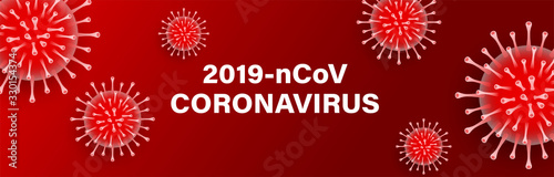Coronavirus. Virus. COVID-2019. Outbreak coronavirus. Pandemic, medical, healthcare, infectious, virology, epidemiology concept. Corona virus 2019-nCoV. 3D background.  illustration.