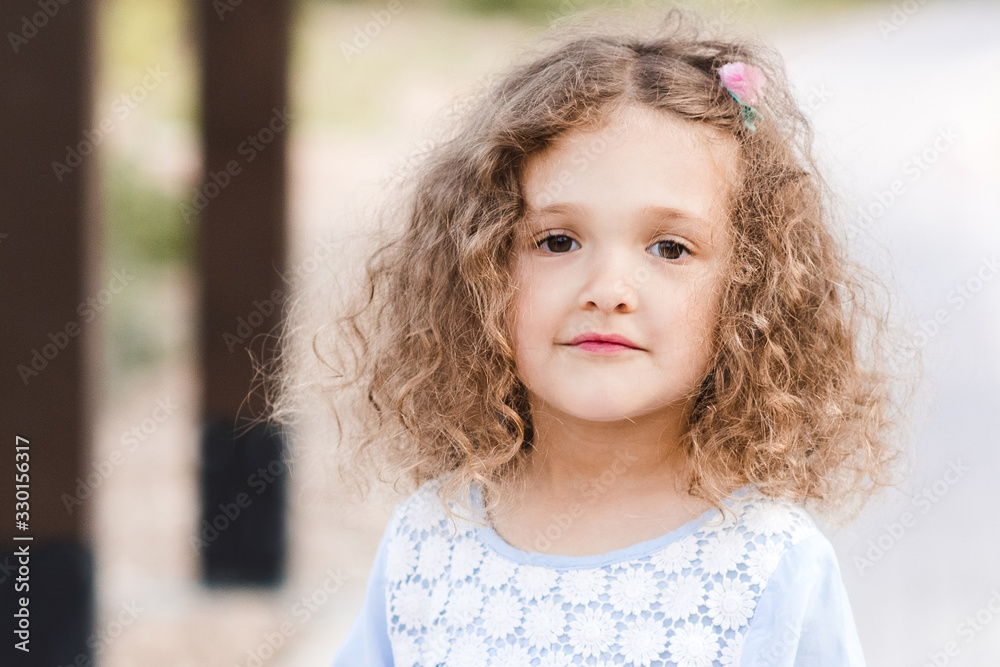 2. Adorable Toddler Girl with Curly Blonde Hair - wide 8