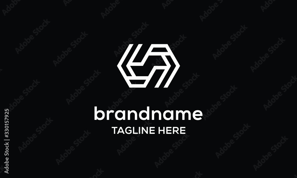 Line Art Letter S Vector Logo Design Inspirations Stock Vector | Adobe ...