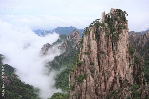 Yellow Mountain the most beautiful mountains in the world, Asia, China photo