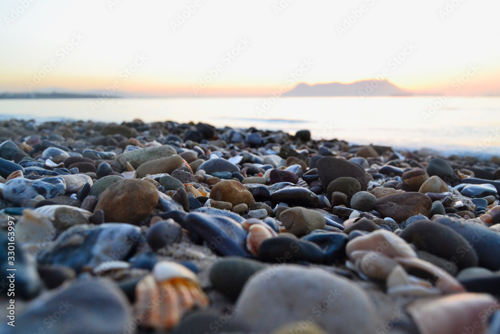 Obraz premium orilla rocosa