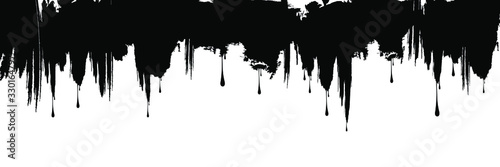  Brush strokes with smudges of paint
