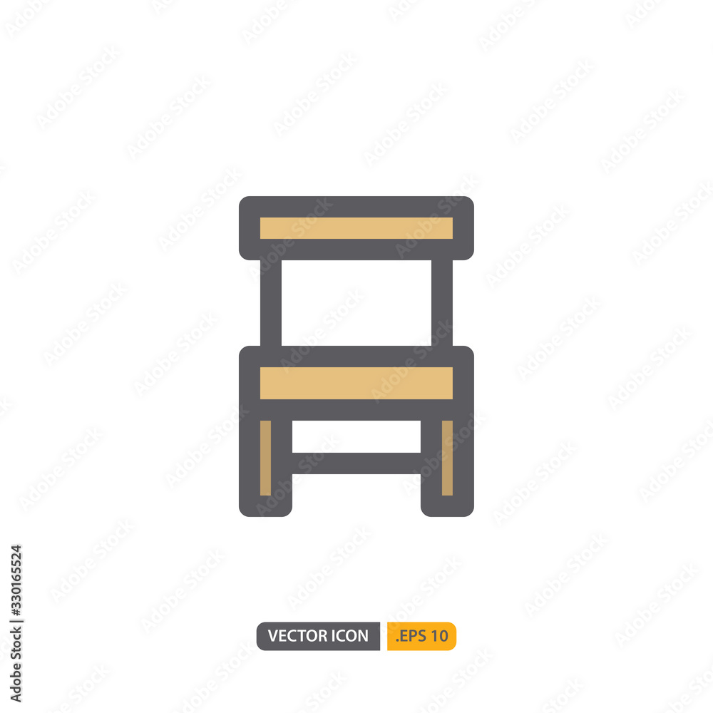 chair icon isolated on white background. for your web site design, logo, app, UI. Vector graphics illustration and editable stroke. EPS 10. chair icon isolated on white background. for your web site design, logo, app, UI. Vector graphics illustration and editable stroke. EPS 10.