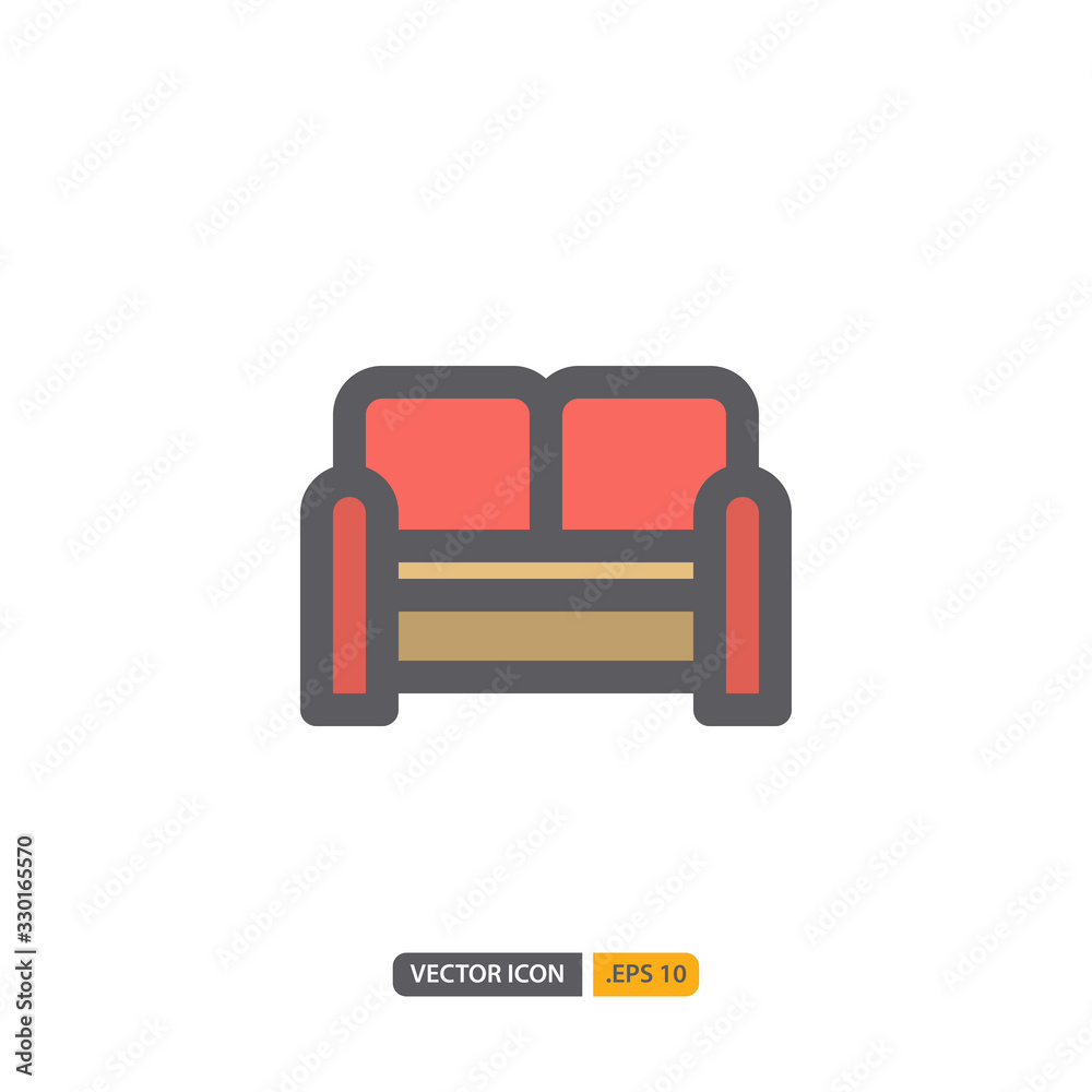 sofa icon isolated on white background. for your web site design, logo, app, UI. Vector graphics illustration and editable stroke. EPS 10. sofa icon isolated on white background. for your web site design, logo, app, UI. Vector graphics illustration and editable stroke. EPS 10.