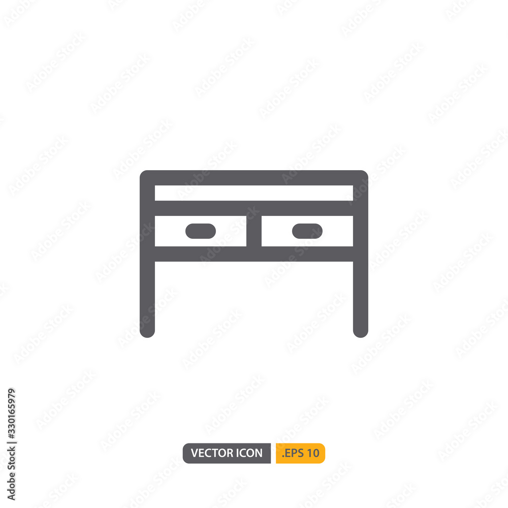 desk icon isolated on white background. for your web site design, logo, app, UI. Vector graphics illustration and editable stroke. EPS 10. desk icon isolated on white background. for your web site design, logo, app, UI. Vector graphics illustration and editable stroke. EPS 10.