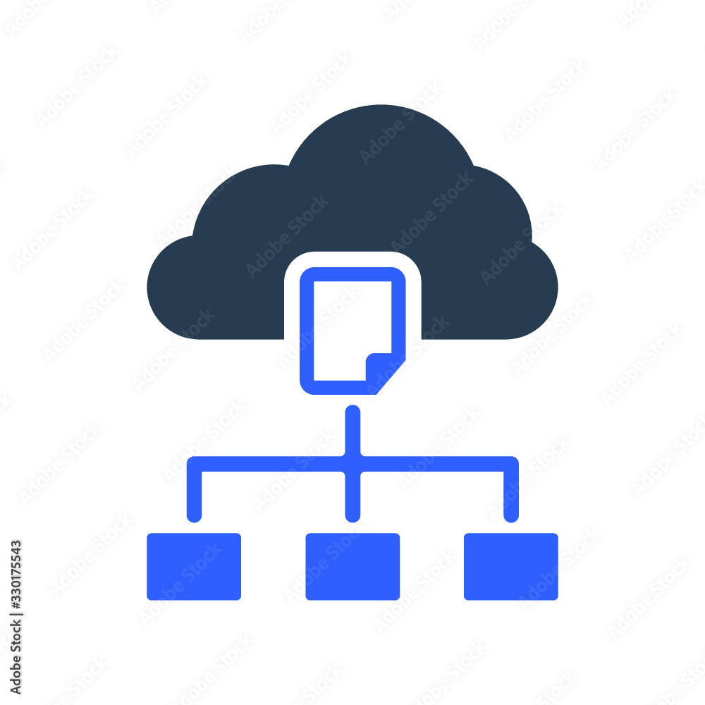 Cloud Sharing Icon Cloud Sharing Icon