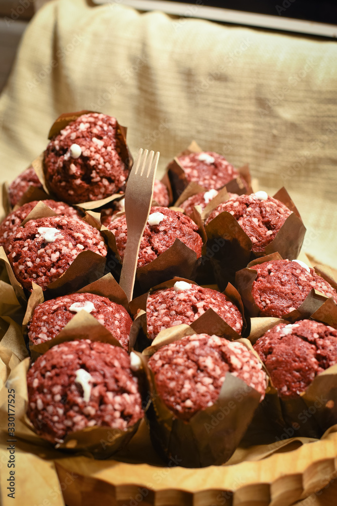 No-bake handmade dessert, vegetarian homemade energy bites on the market, small business concept No-bake handmade dessert, vegetarian homemade energy bites on the market, small business concept