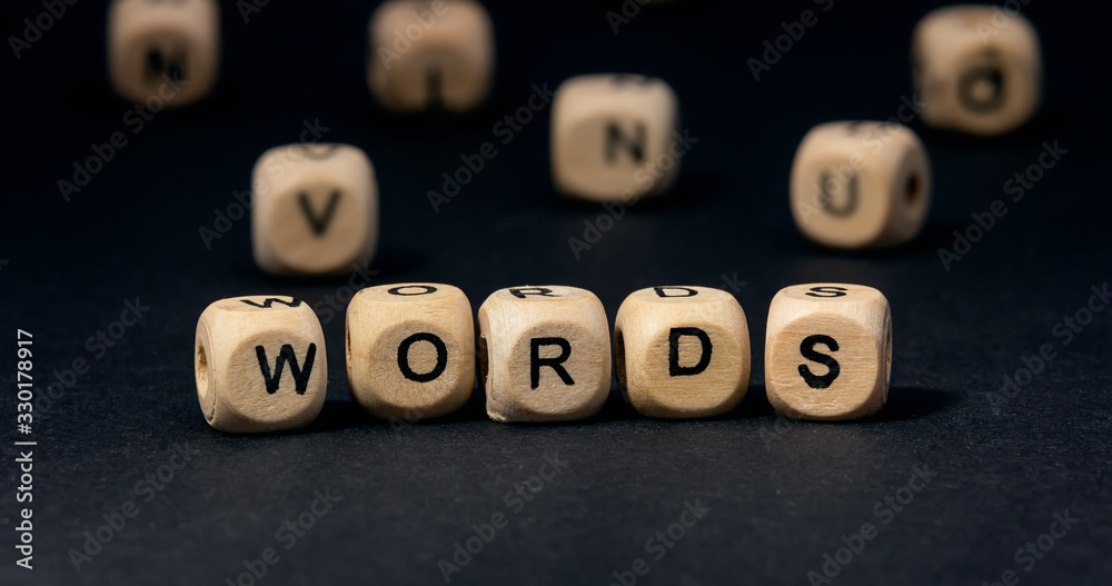 Wooden blocks with the word Wooden blocks with the word
