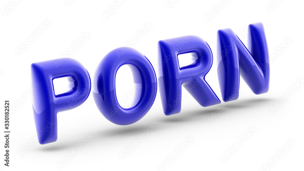 Porn in white background. 3D Illustration. Porn in white background. 3D Illustration.