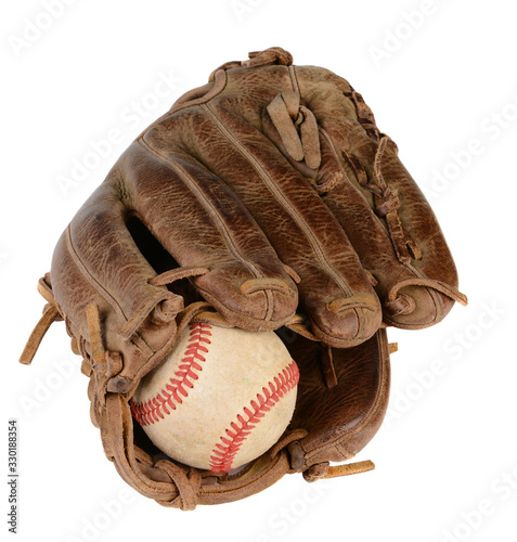 Closeup Baseball Glove
