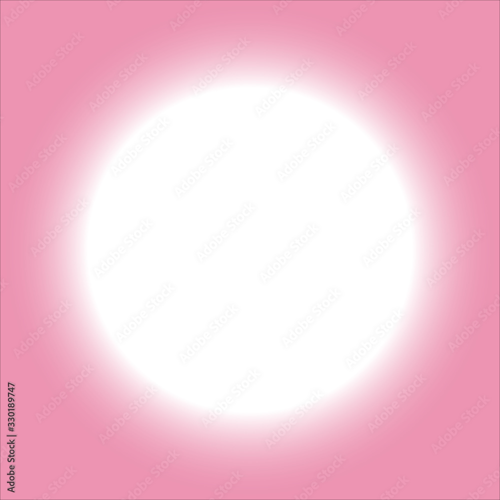 Pink colored illustration background with a radial gradient of white for various concepts and themes.	