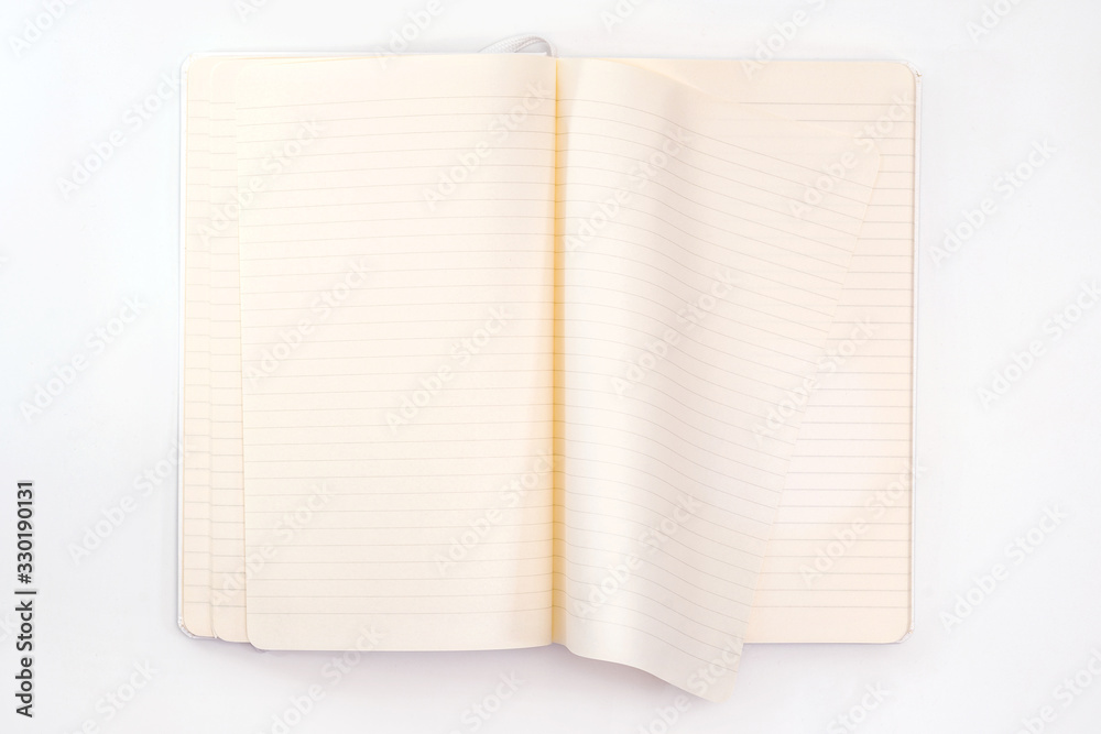 Top view collection of notebook front Top view collection of notebook front