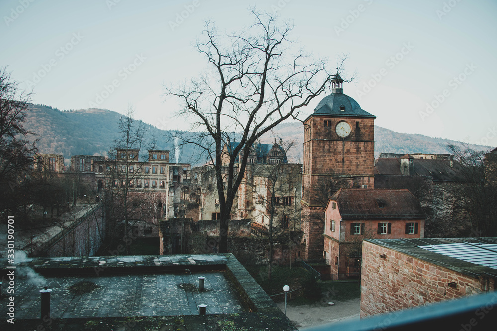 an old city heidelberg