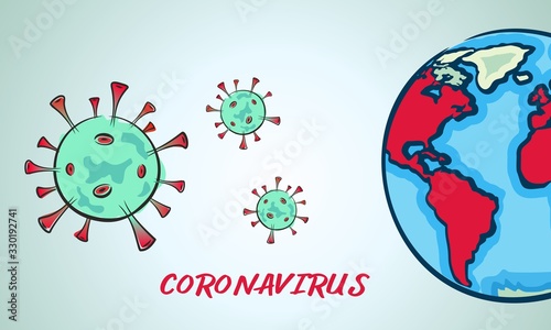 The rapidly spreading coronavirus outbreak in the world