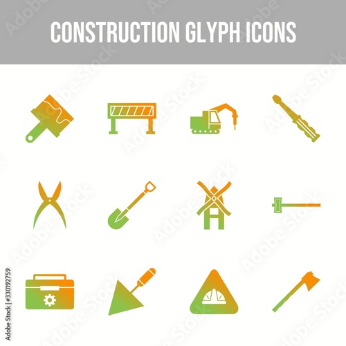 Beautiful Construction vector icon set