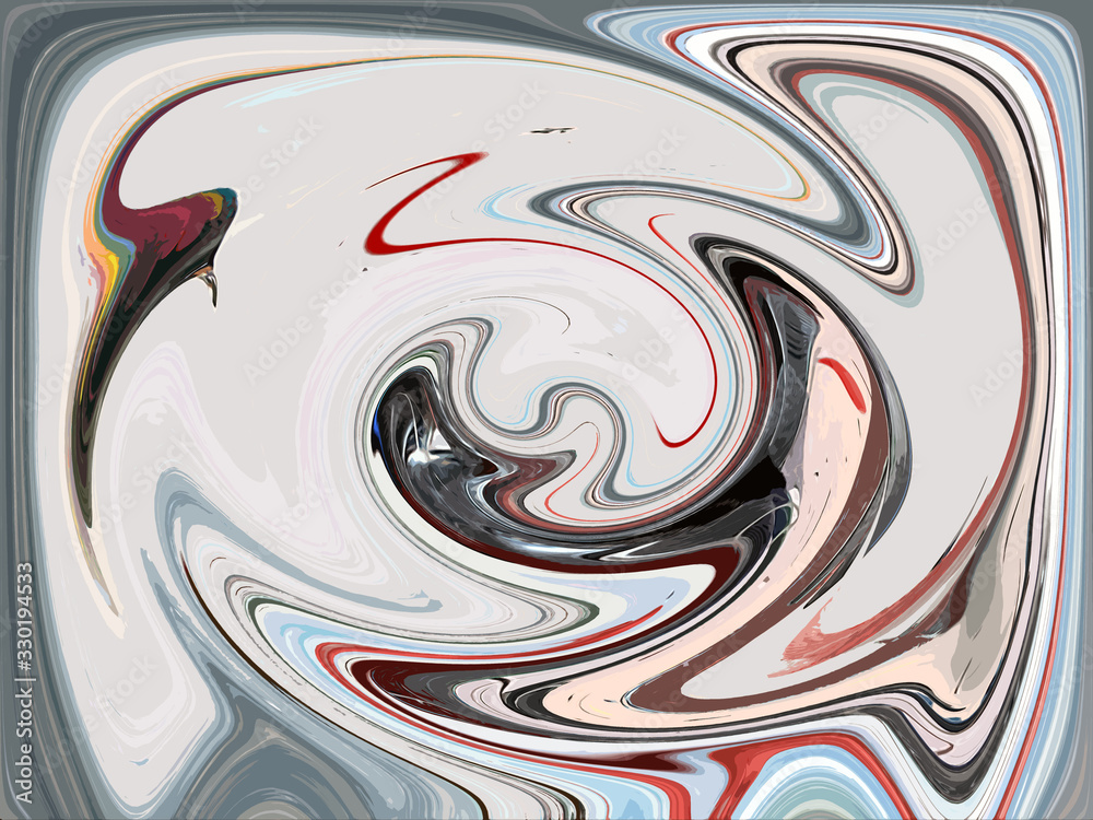 Spinning modern art digital painting Spinning modern art digital painting