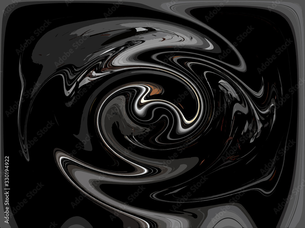 Spinning modern art digital painting