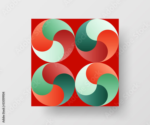 Amazing business advertisement vector mural art square banner mock up. Modern corporate abstract geometric illustration design layout background. Company identity quadrangle texture brochure template.