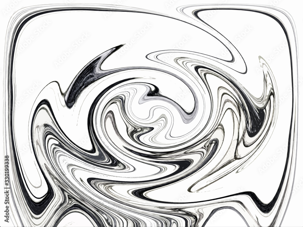 Spinning modern art digital painting