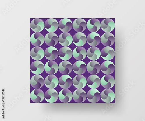 Amazing business advertisement vector mural art square banner mock up. Modern corporate abstract geometric illustration design layout background. Company identity quadrangle texture brochure template.