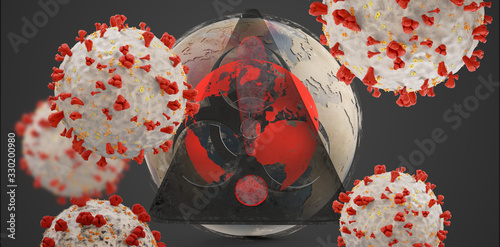 virus cell symbolic image 3...