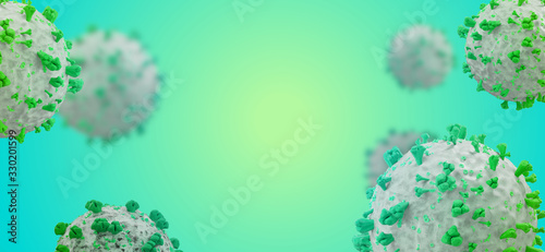 virus cell symbolic image 3...