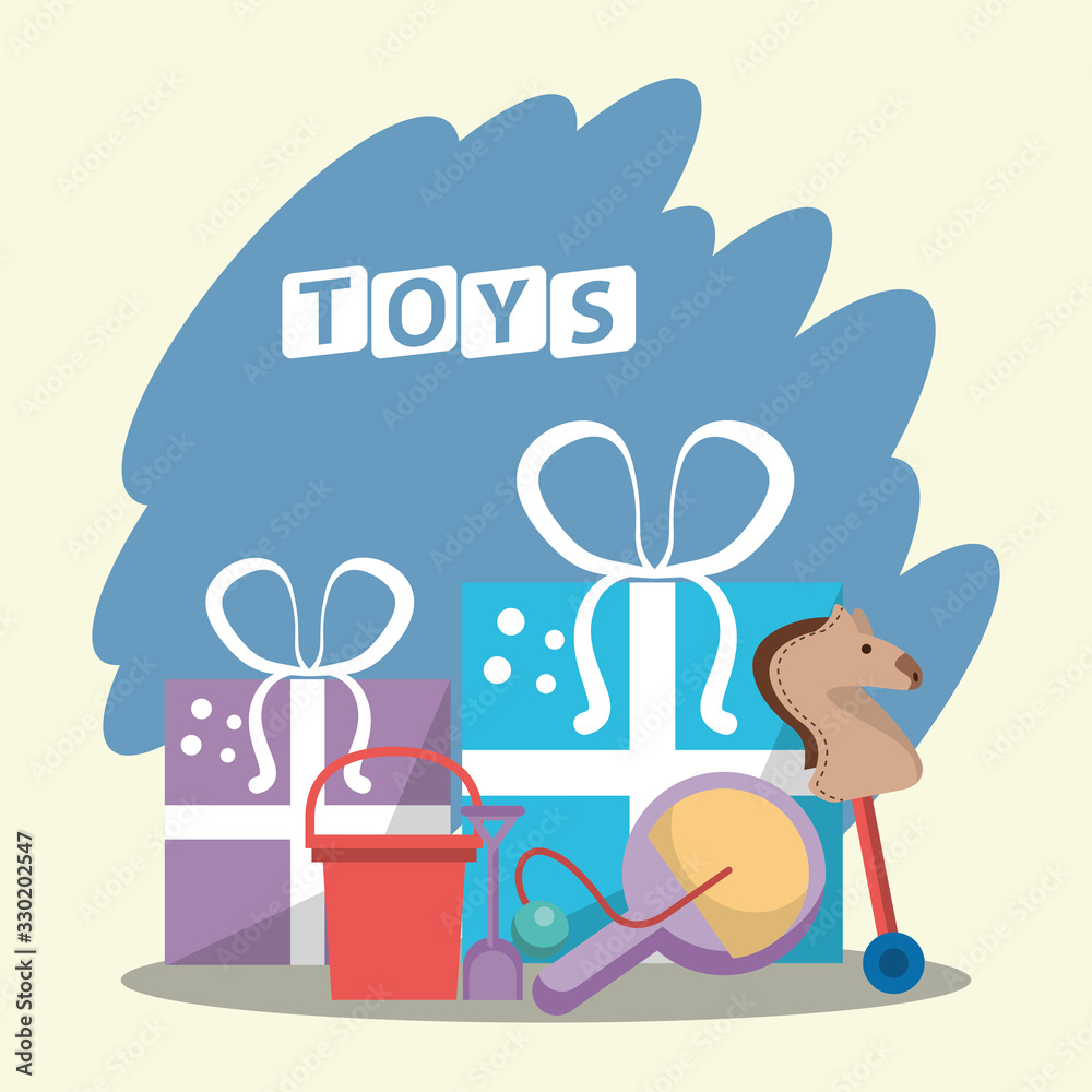 set toys baby isolated icons set toys baby isolated icons