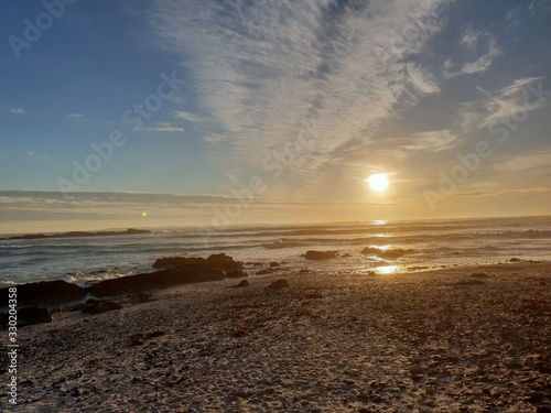 sunset on beach