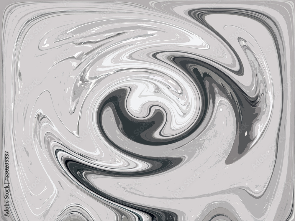 Abstract contrast round spinning rendered oil paint Abstract contrast round spinning rendered oil paint