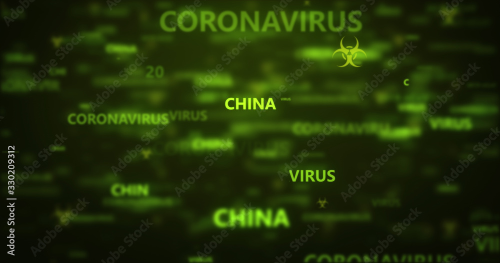 Coronavirus COVID-19 novel coronavirus concept motion background. Coronavirus COVID-19 novel coronavirus concept motion background.