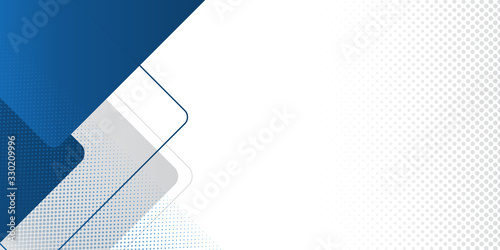 Modern blue abstract background for presentation design and business card template