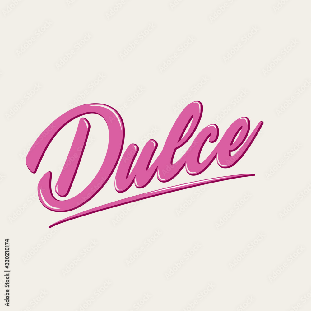 Efecto de texto dulce