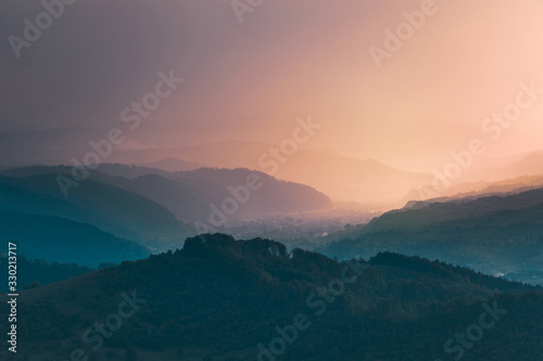 Rain coming over the village © bdavid32