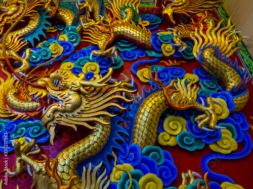 Anek Kusala Sala Chinese Temple (or Viharnra Sien), Pattaya, Thailand