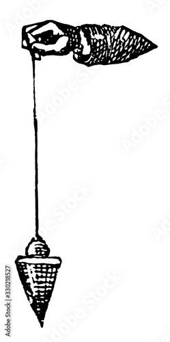 Plumb, vintage illustration.