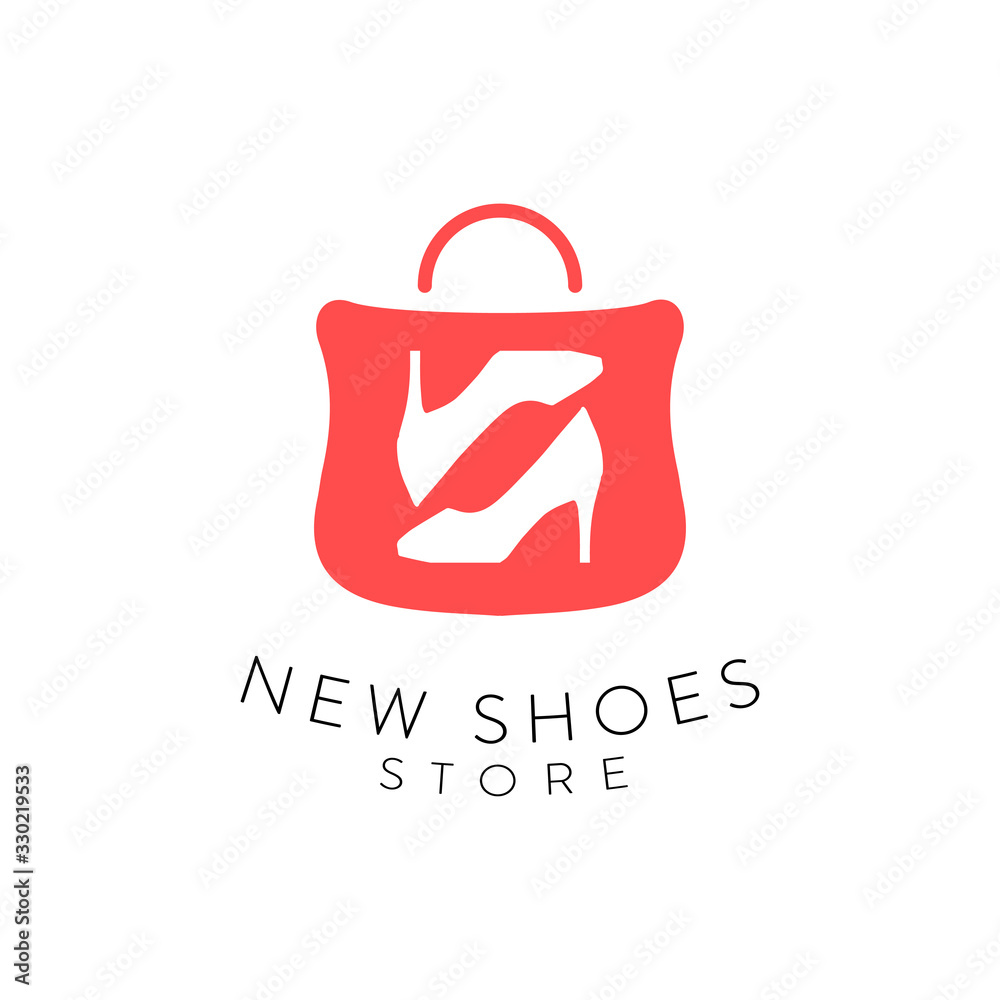 Women's shoes logo design vector template. BeautIful shoes logo Women's shoes logo design vector template. BeautIful shoes logo