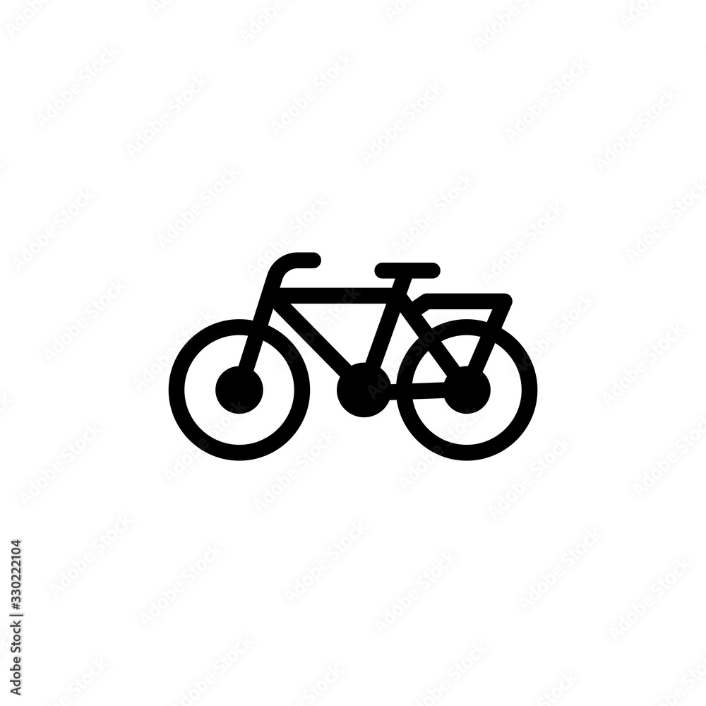 Fototapeta premium Vector illustration, bicycle icon design