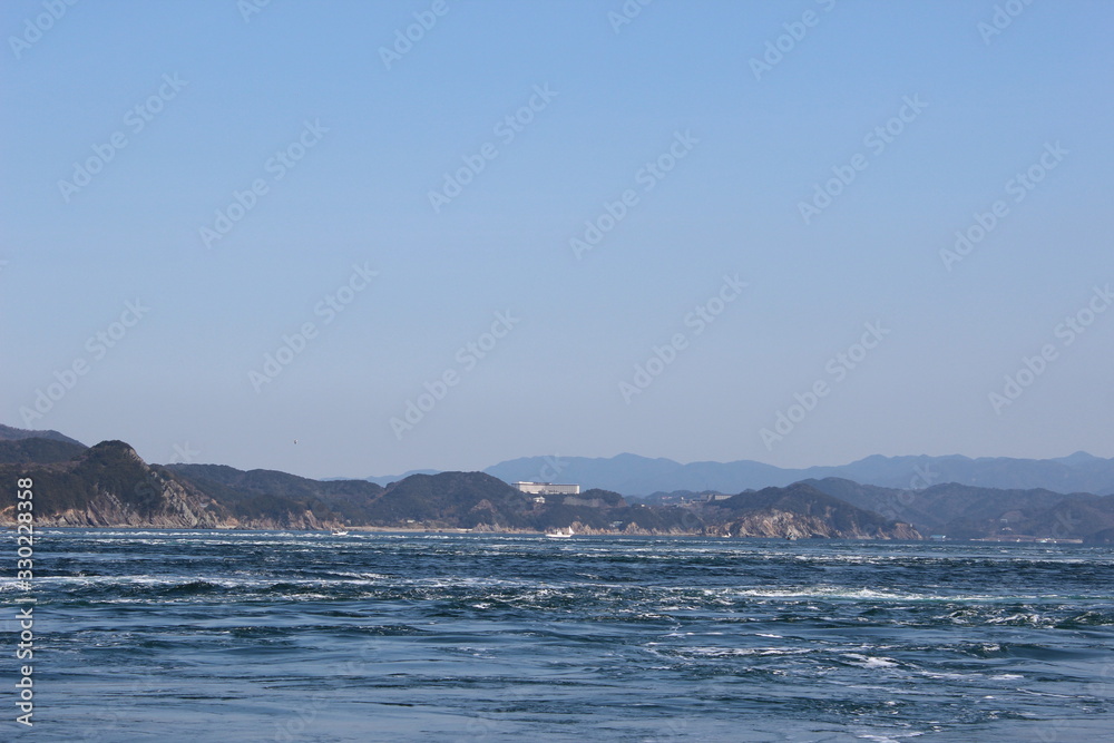 view of the sea from the sea, Stonaikai, Japan