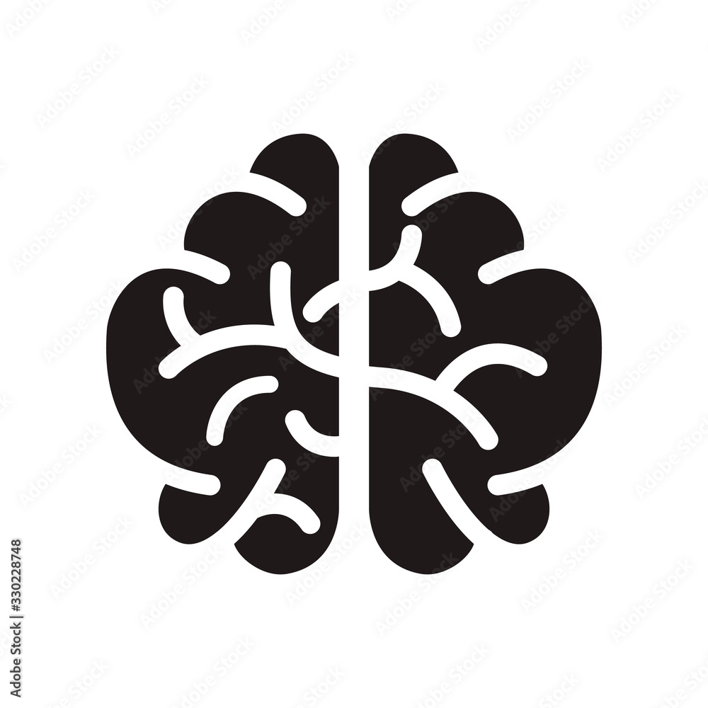 Brain icon. Vector graphic illustration. Suitable for website design, logo, app, template, and ui. EPS 10. Brain icon. Vector graphic illustration. Suitable for website design, logo, app, template, and ui. EPS 10.