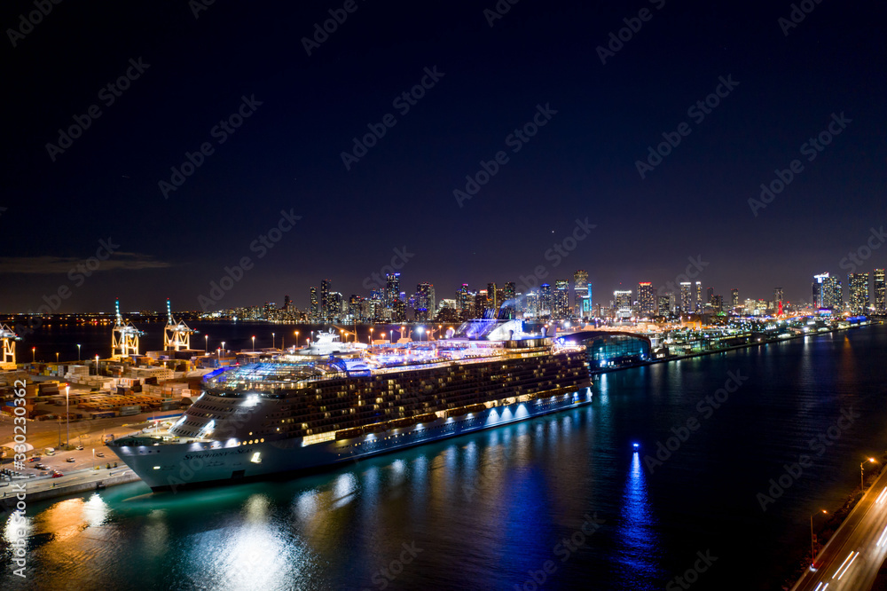 Symphony of the Seas at Port of Miami FL