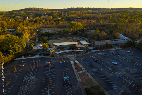 Aerial image The Birmingham Zoo Alabama USA photo