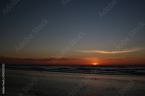 sunset on the beach © joeyx.j