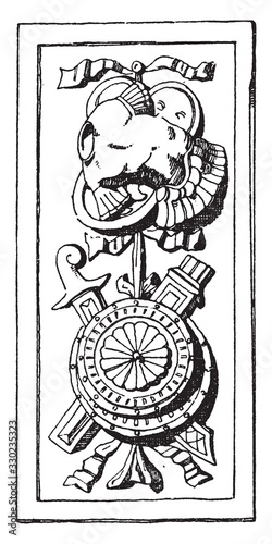 Renascence Trophy, vintage illustration.